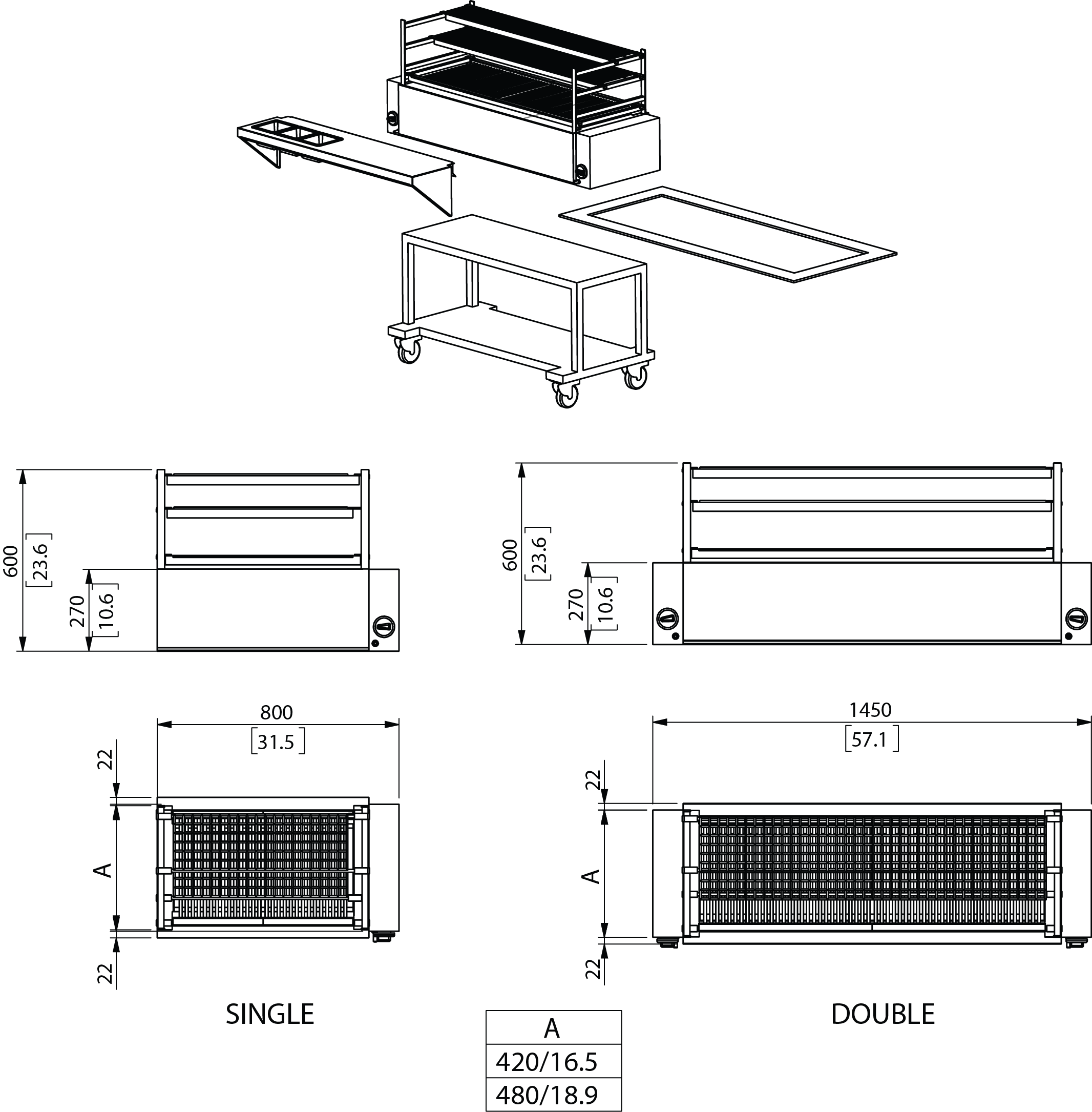 Measures: Robata Flame Grill